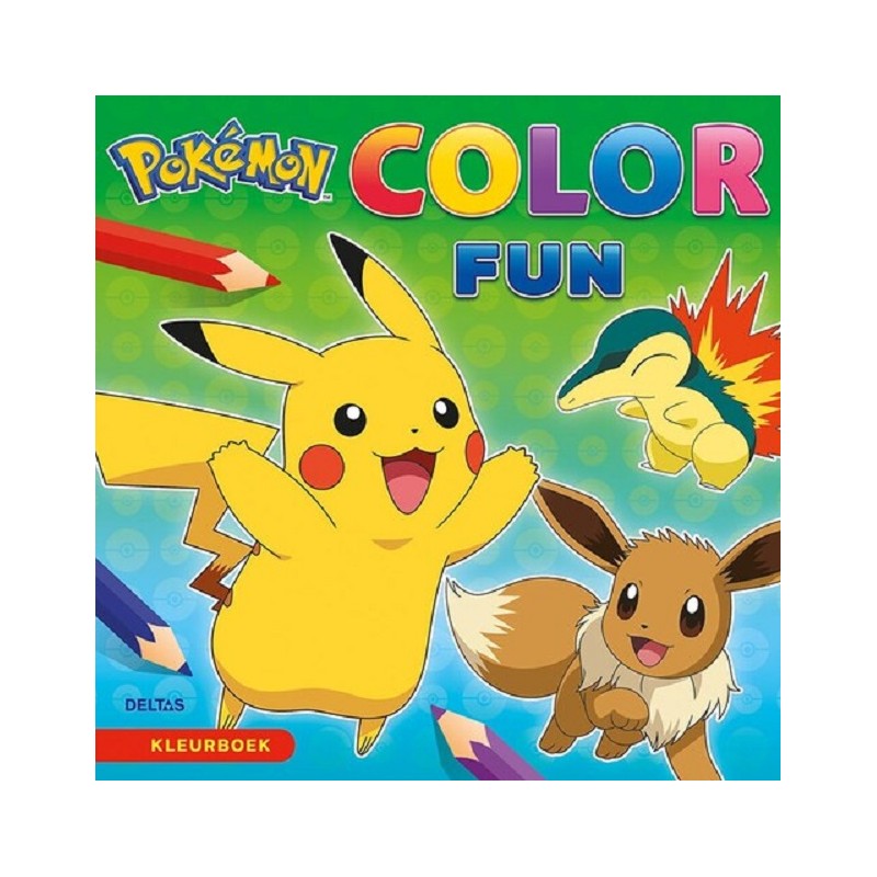Deltas Pokémon Color Fun Kleurboek