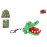 Jungle Expedition bijtende krokodil sleutelhanger 7cm