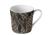 Ambiente Mug 0,3L Luxury Trees noir-or Ø 9 - h 9 cm