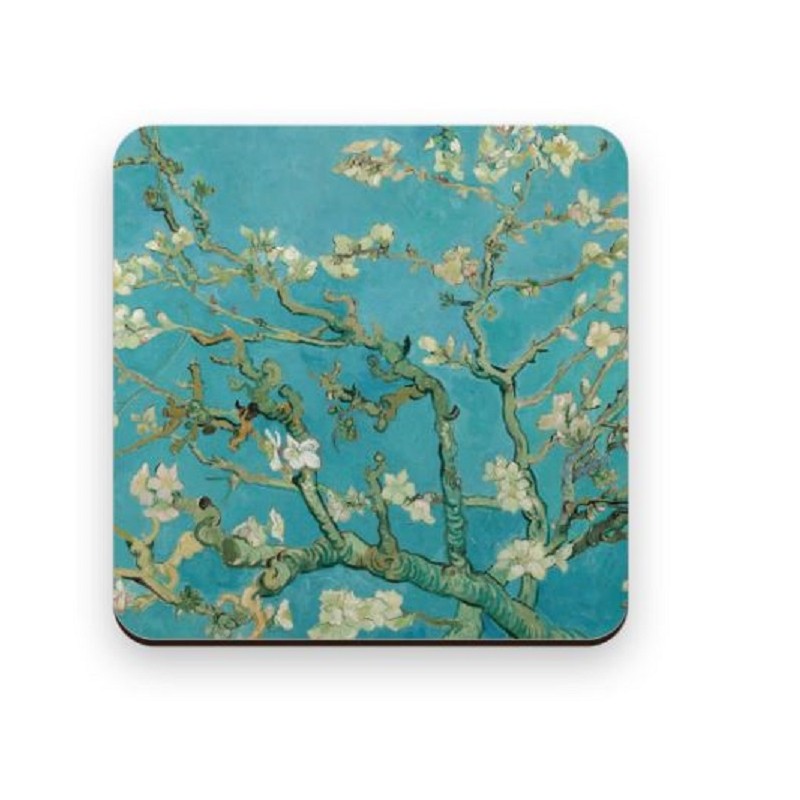Onderzetter Van Gogh Almond Blossom 9,5x9,5cm