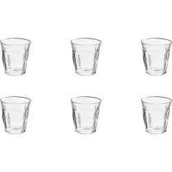 Duralex Gobelet Picardie 160ml verre dur boîte de 6 pièces