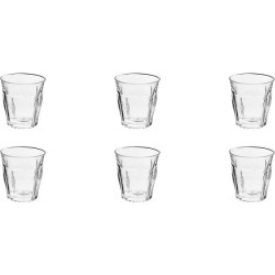 Duralex Gobelet Picardie verre dur 90ml boîte de 6 pièces