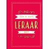Rebo Voor de beste leraar ooit - Cadeauboek