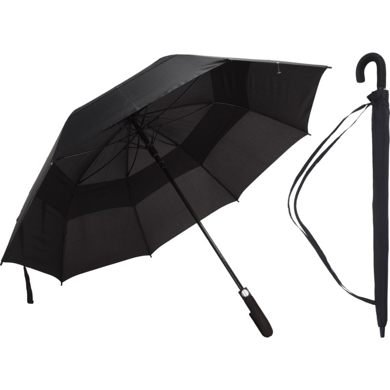 Parasol Ø130cm fibre noir