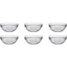 Duralex Bol Lys empilable rond verre dur 125ml 9cm 6 pièces