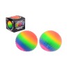 John Toy Jumbo Squishy boule arc-en-ciel Ø10cm