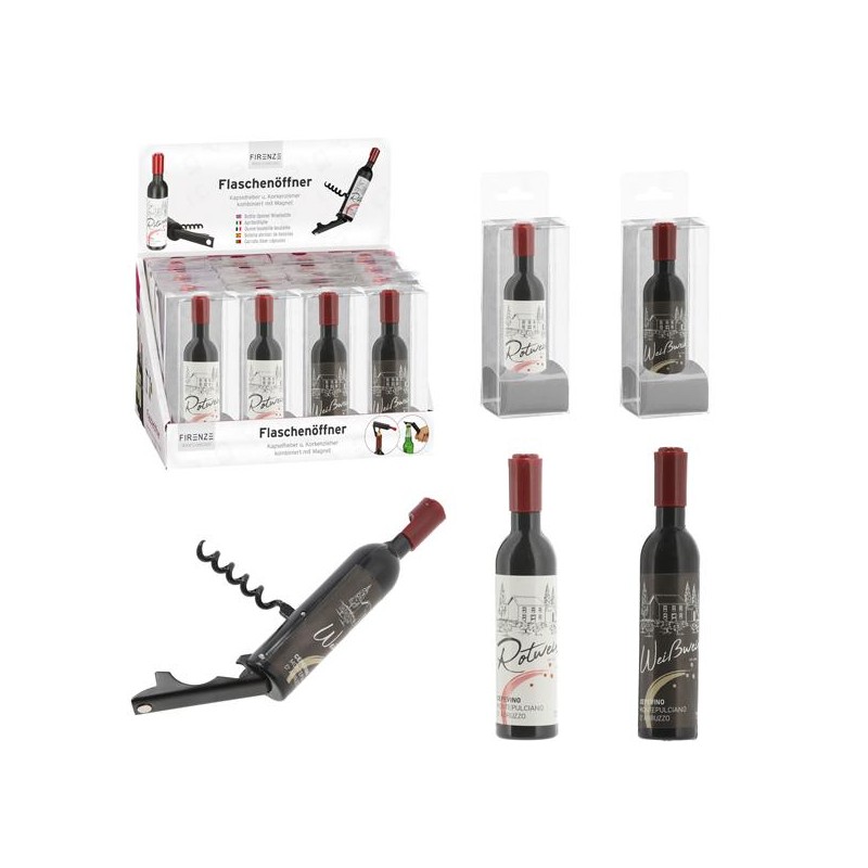 Tire-bouchon ouvre-bouteille bouteille de vin magnétique 11cm