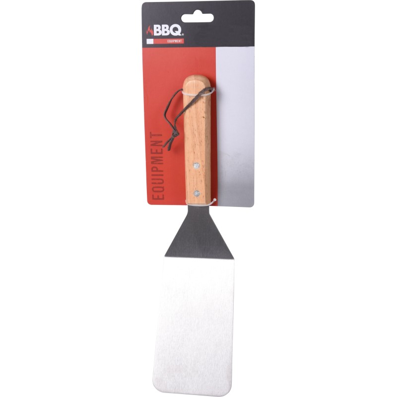 Spatule barbecue BBQ manche en bois 34cm