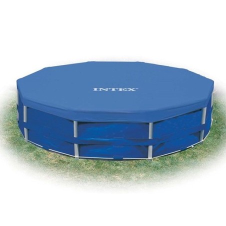 Intex afdekzeil rond 305cm poolcover frame zwembad