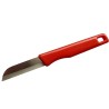Schilmesje Solingen los RVS met rood heft en ophangoog. Rostfrei, made in Germany.