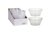 Excellent Houseware Re- useable Schaal kunststof 750ml set van 2 stuks Vaatwasserbestendig