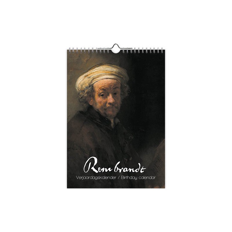 Calendrier d'anniversaire Rembrandt A4