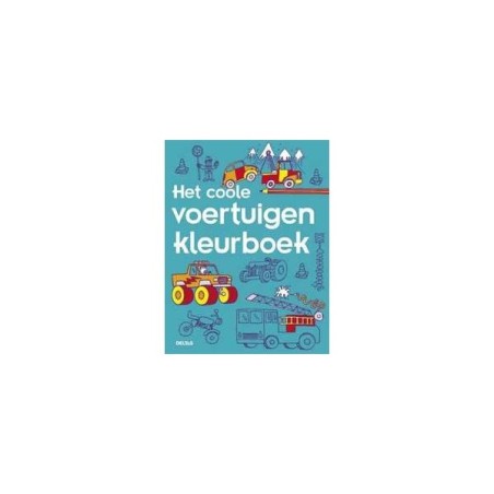 Deltas Het coole voertuigen kleurboek