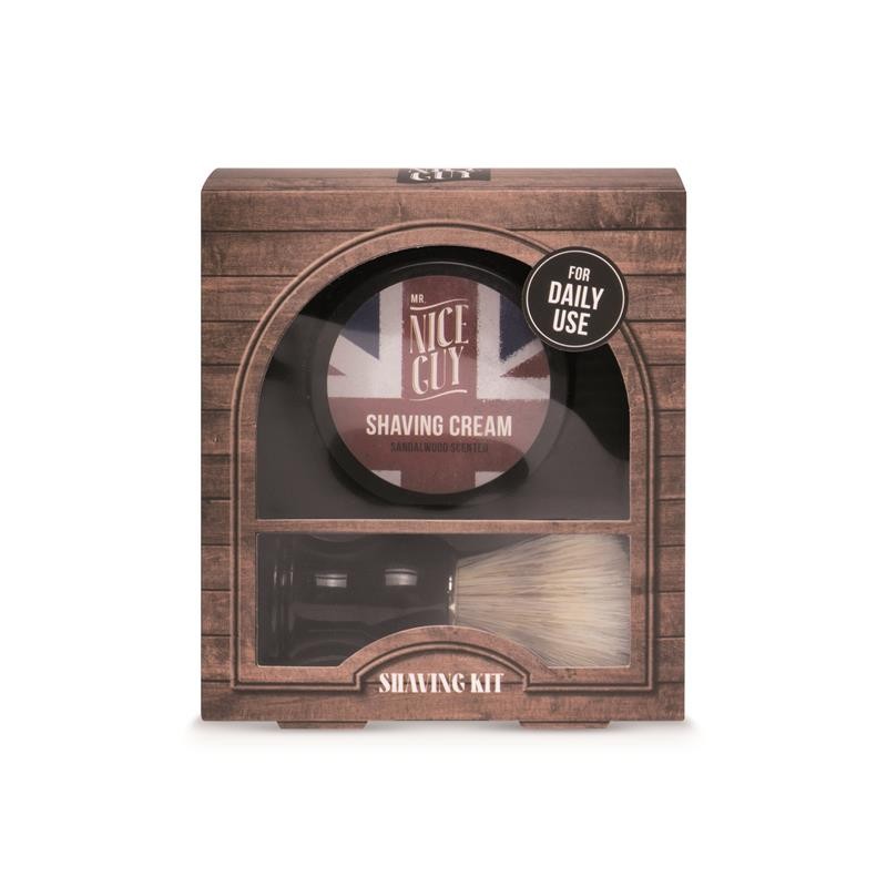SourceBalance 'M. Coffret cadeau de rasage 2 pièces Nice Guy avec blaireau