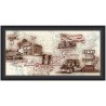 Tableau Motel/Café Route66 40x80cm