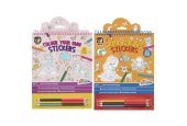 Grafix Colorez vos propres autocollants avec 3 crayons doubles