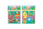 Grafix Diamond Painting Stickers Pasen 5 Stuks- Leeftijd Vanaf 5 Jaar