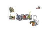 Dinosaure Dinoworld en cage 13,5x6x8cm