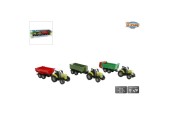 2-Play tractor met aanhanger kunststof met licht en geluid 27cm