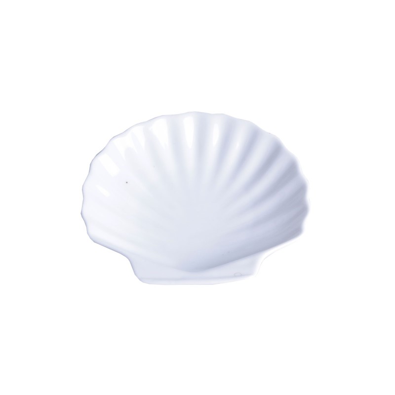 Schelp porselein 12x12cm