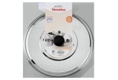 Couvercle anti-éclaboussures Metaltex en inox avec trous vapeur Ø14-25cm
