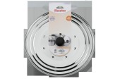 Couvercle anti-éclaboussures Metaltex en inox avec trous vapeur Ø21-29cm