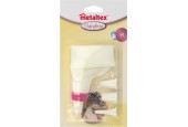 Metaltex Dolceforno poche à douille coton 23cm avec 4 douilles
