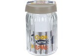 Voorraadpot glas 1400ml deksel