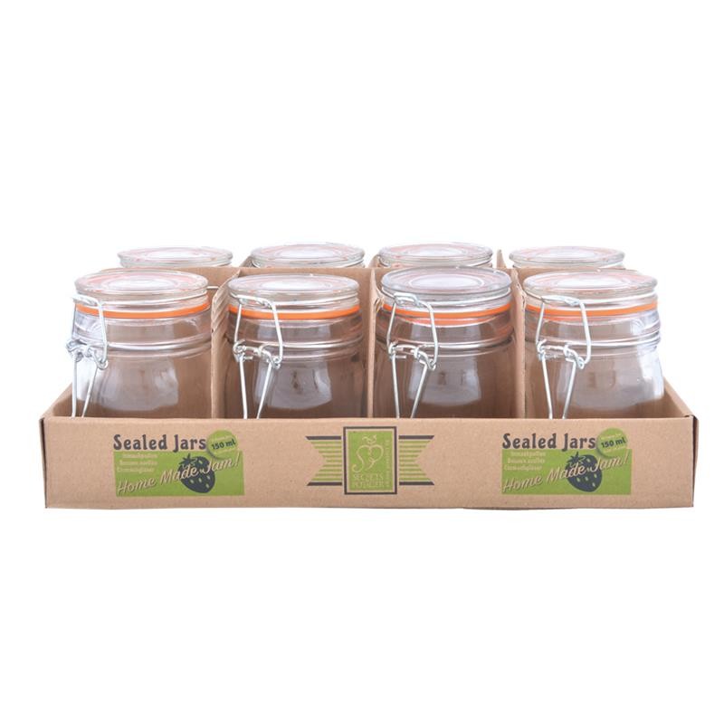 Esschert Design Plateau pour bocaux de conservation, lot de 8 pièces