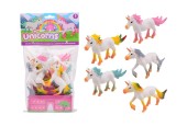 John Toy Licornes 5 pièces dans un sachet 12x8cm
