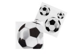 Serviettes en papier Football lot de 20 pièces 33x33cm