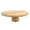 Serveerplank op voet bamboe Ø28cm