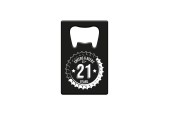 Paperdreams Flesopener metaal - 21 jaar