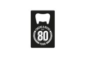 Paperdreams Flesopener metaal - 80 jaar