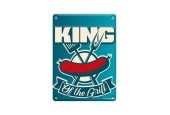 Paperdreams Tekstbord metaal 22x16,5cm - King of the grill