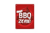 Paperdreams Plaque texte métal 22x16,5cm - Zone BBQ