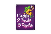Paperdreams Tekstbord metaal 22x16,5cm - Drink tequila