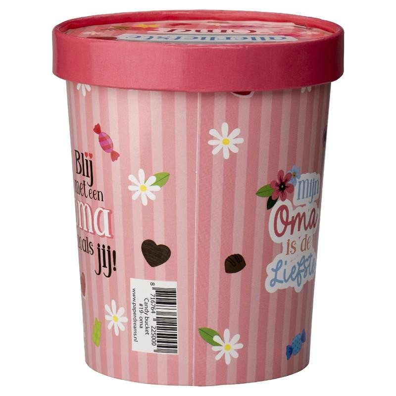 Gobelet à bonbons Paperdreams Ø12x14cm - Grand-mère