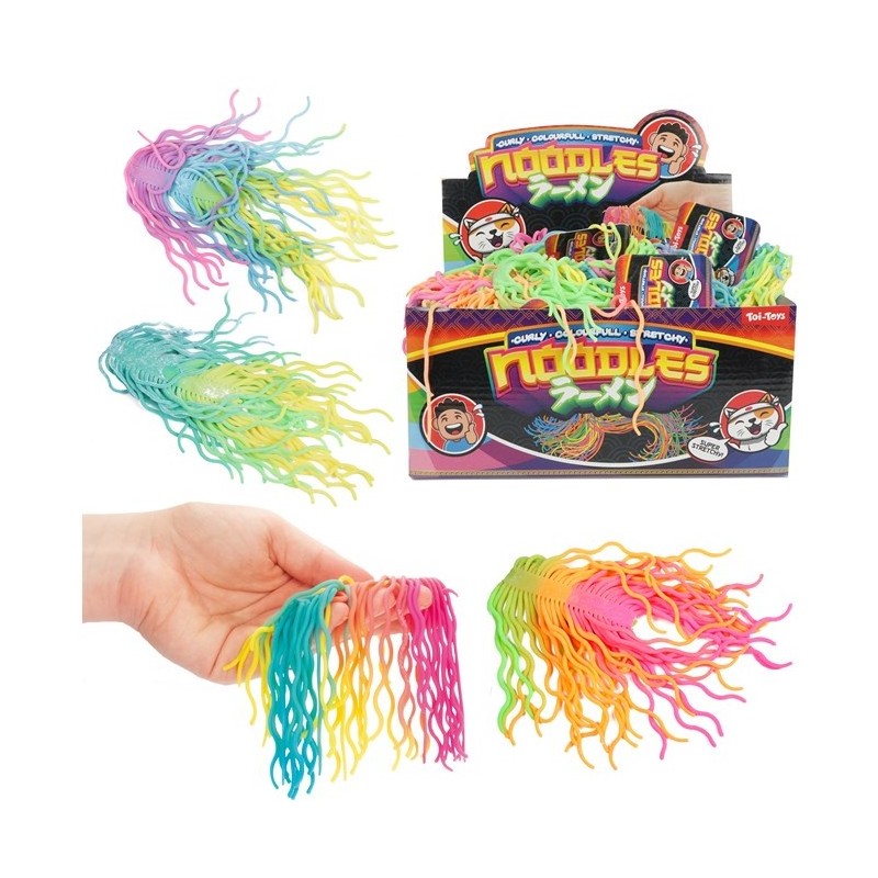 Toi Toys Noodles -Curly Colorful- super extensible