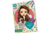 Grafix Besties Livre de coloriage de luxe A4 avec film, 24 feuilles