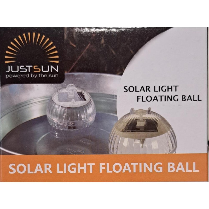Boule flottante solaire avec lumière Ø10cm