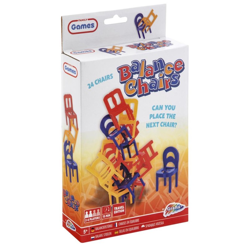 Jeu de voyage chaises empilables Grafix