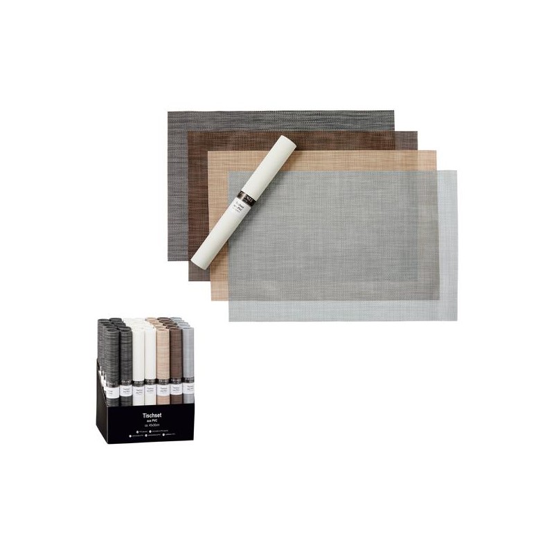 Placemat 45x30cm Uni kleur