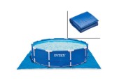 Intex Grondzeil Vierkant 472x472cm Voor Onder Het Zwembad