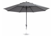 Parasol Timor 400cm opdraai LICHT GRIJS