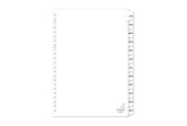 Kangaro Tabblad A4 Letters Karton 190 Grams Wit 23-gaats 12-delig Maanden