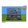 Koe 1:87 zwart/wit