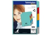Kangaro Tab feuille A5 carton vierge 180 grammes assortiment 17 trous carton 5 parties