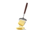 Boska Trancheuse à fromage Vienne en acier inoxydable de haute qualité avec manche en bois de hêtre 226x75x20mm 70 grammes