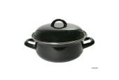 Cocotte acier émaillé noir 26cm